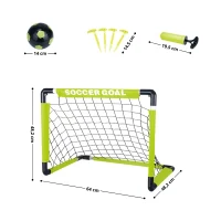Poarta fotbal pt copii (2 buc.) 48.2x64 cm + minge, 6+ inSPORTline FSGS250 26717 (11799) 2