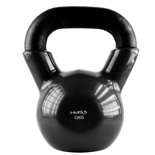 Gantera 12 kg (fonta/vinil) HMS KNV 17-64-063 black (13627)