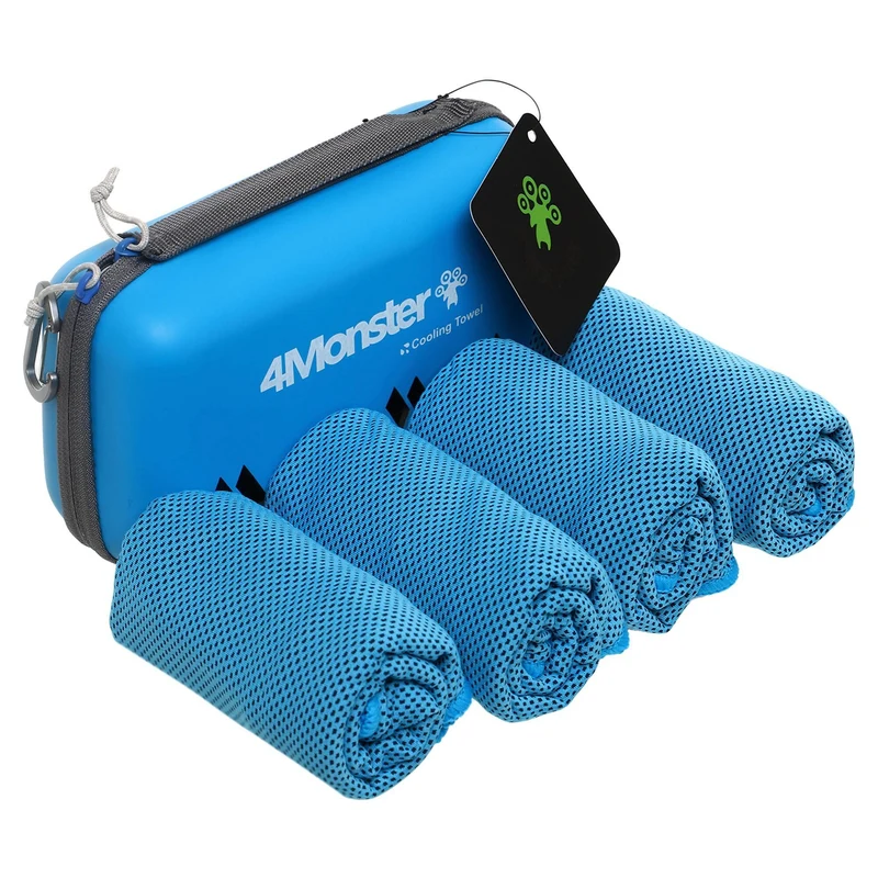 Полотенце спортивное охлаждающее, набор (4 шт.) из микрофибры 100x30 см 4Monster B-ECT (12333) 3