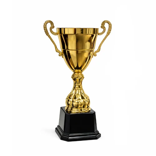 Cupa din metal, aur h=38 cm 2180A (13816)