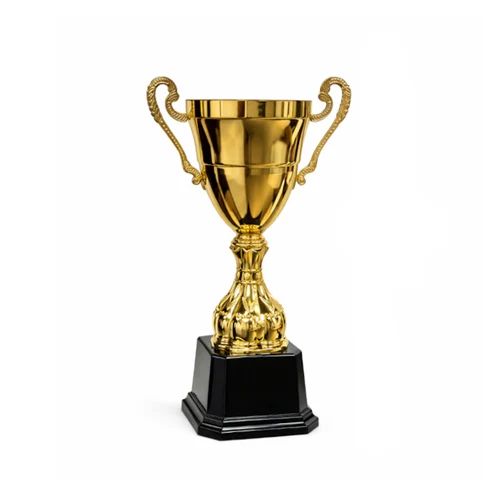 Cupa din metal, aur h=33 cm 2180B (13817)
