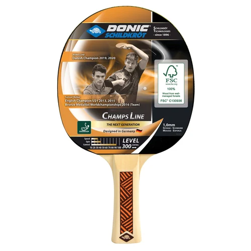 Paleta tenis de masa 1 mm, level 300 Donic Schildkrot Champs 705132 (3214)