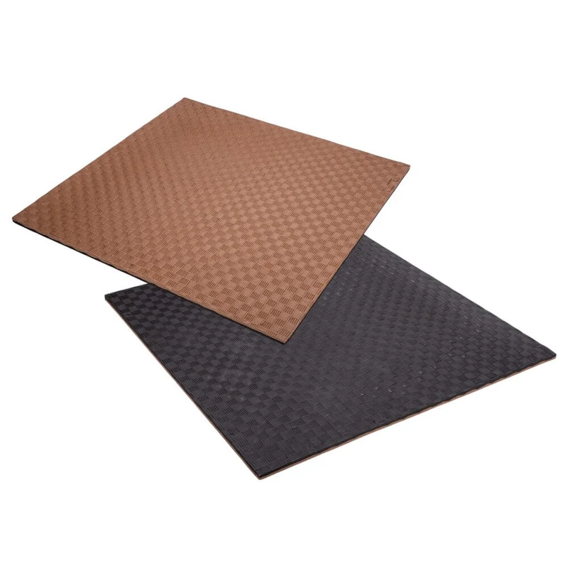 Татами мат Eva Puzzle 1x1 м, 2 см, 80 кг/м3 inSPORTline Sazegul 25874-5 black/brown (14016) 3