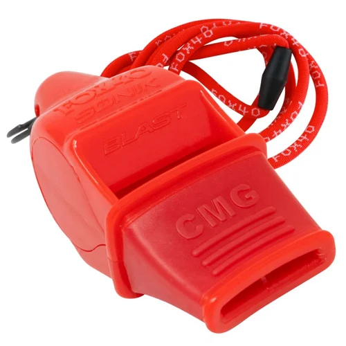 Свисток со шнурком (120 dB) Fox40 Sonik Blast CMG 9203-0108 red (14041)