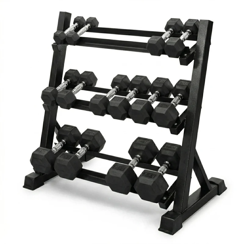 Suport pt gantere pe trei niveluri (max. 300 kg) inSPORTline Ratuantre IN31083 2