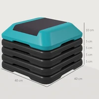 Step aerobic (max. 150 kg) 41x41 cm, h=10/15/20/25/30 cm AS010 (14122) 2
