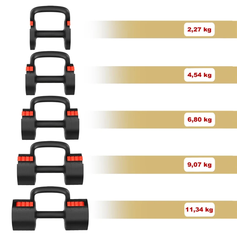 Gantera reglabila 2.27-11.34 kg HMS HL05 17-47-402 (14187) 3