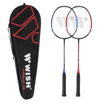 Paleta badminton (2 buc.) + husa Wish Fusiontec 777K 14-20-070 (14247)