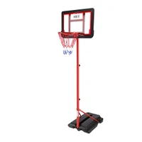 Stand baschet + panou cu inel si plasa + minge cu pompa h=147–197 cm Nils ZDK881A 10-20-007 (14257)