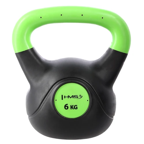 Гиря 6 кг (цемент/PE) HMS KPC 17-64-080 black/green (14258)