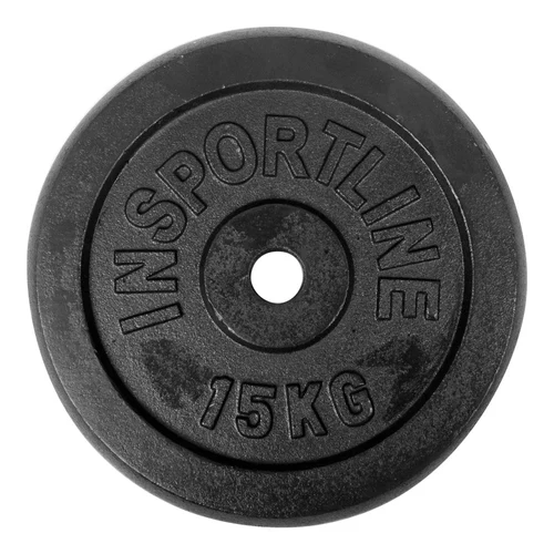 Диск из металла 15 кг, d=30 мм inSPORTline Castblack 746 (12098)