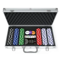 Joc de masa "Poker" (300 jetoane, servieta aluminiu) 58832 (12224)