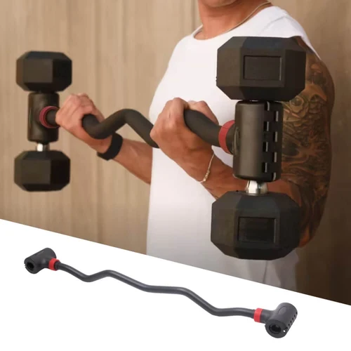 Bara curbata pt gantere cu cleme (max. 80 kg) l=103 cm inSPORTline Dumhold 30620 (13455)
