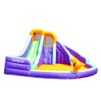 Castel gonflabil (max. 135 kg) AirMyFun Double Slide inSPORTline IN83006 2