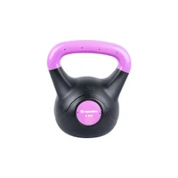 Гиря 4 кг (цемент/винил) inSPORTline Vin-Bell Dark IN10733 pink/black