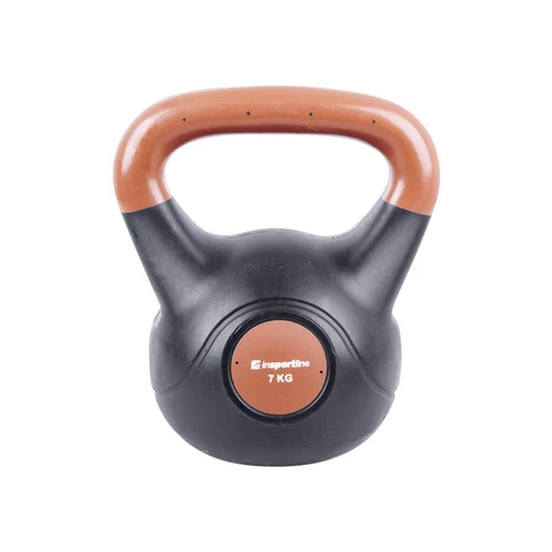 Гиря 7 кг (цемент/винил) inSPORTline Vin-Bell Dark IN10736 brown/black