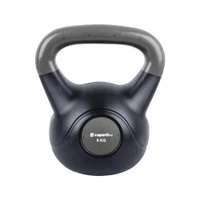 Гиря 9 кг (цемент/винил) inSPORTline Vin-Bell Dark IN10758 grey/black
