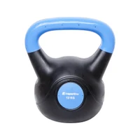 Gantera 12 kg (ciment/vinil) inSPORTline Vin-Bell Dark 10740 blue/black (14294)