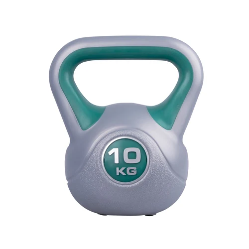 Gantera 10 kg (ciment/PVC) inSPORTline Vin-Bell IN1950 turquoise/grey