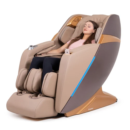 Массажное кресло (макс. 150 кг) inSPORTline Numana IN23656-3 light brown