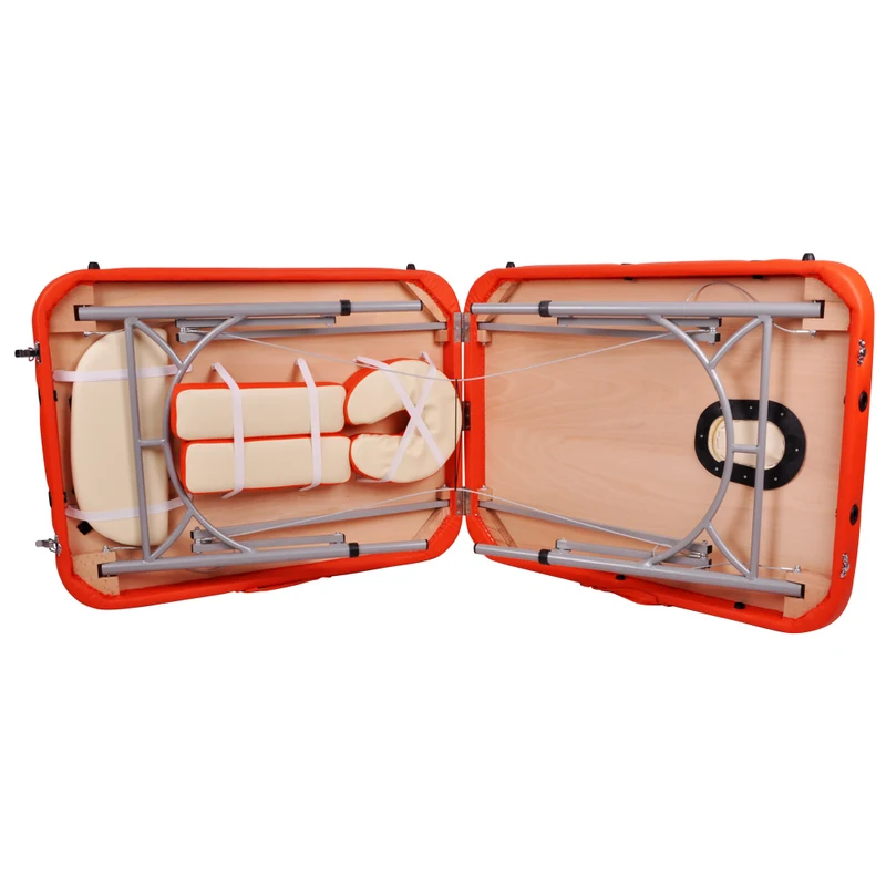 Массажный стол алюминиевый (макс. 250 кг) inSPORTline Tamati IN9410-1 orange 3