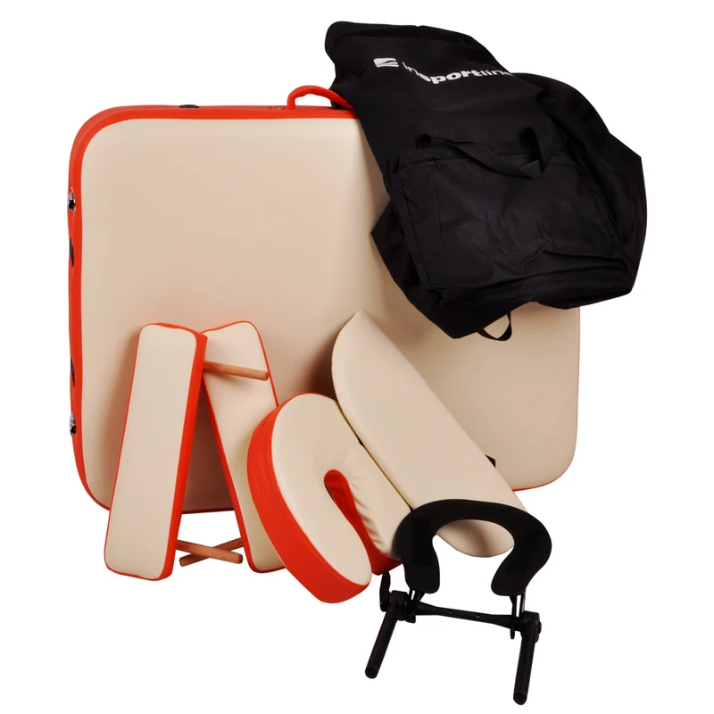 Массажный стол алюминиевый (макс. 250 кг) inSPORTline Tamati IN9410-1 orange 7