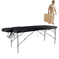 Массажный стол алюминиевый (макс. 250 кг) inSPORTline Tamati IN9410-5 black