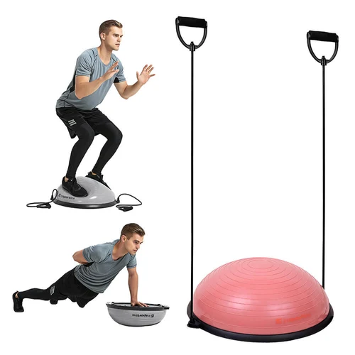 Bosu / Диск для баланса (макс. 200 кг) 57х25 см inSPORTline Dome Uni 17897-8 pink (13494)