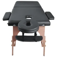 Массажный стол деревянный (макс. 250 кг) inSPORTline Orashi IN30700-1 black 3