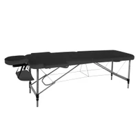 Массажный стол алюминиевый (макс. 250 кг) inSPORTline Morrani IN30702-1 black 2