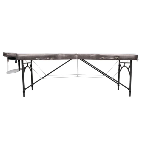 Массажный стол алюминиевый (макс. 250 кг) inSPORTline Kiyora IN30704-1 white grey