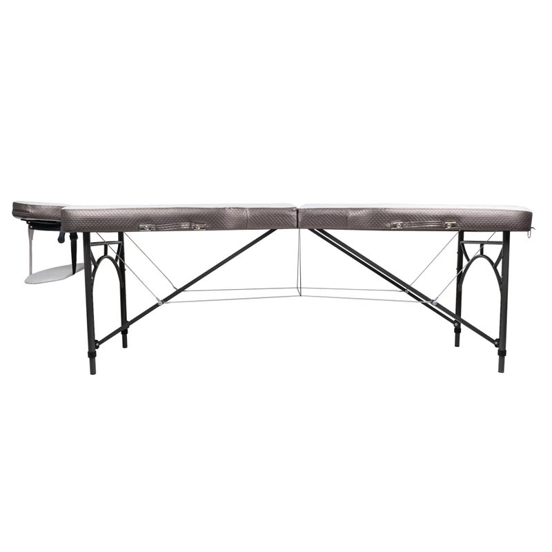 Массажный стол алюминиевый (макс. 250 кг) inSPORTline Kiyora IN30704-1 white grey 3