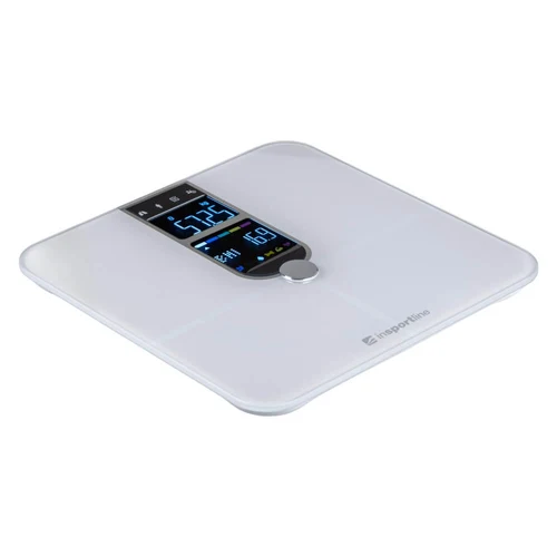 Cantar electronic de podea (max. 180 kg) inSPORTline Syncale 100 30432-2 white (13587)