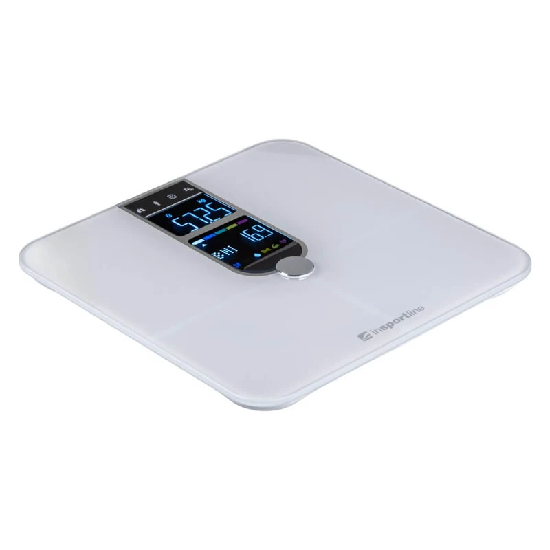 Cantar electronic de podea (max. 180 kg) inSPORTline Syncale 100 30432-2 white (13587) 3