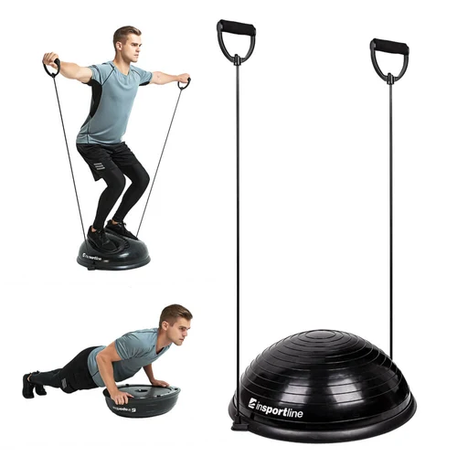 Bosu / Диск для баланса (макс. 200 кг) 57х25 см inSPORTline Dome Uni 17897-1 black (13593)
