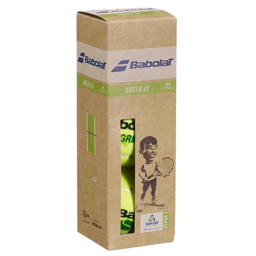 Minge tenis mare (3 buc.) Green 501066 (14345)