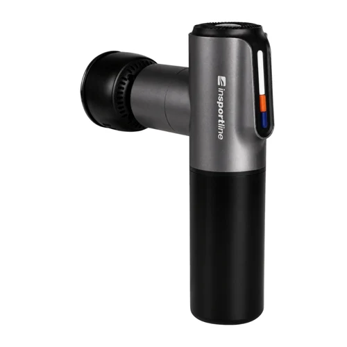 Массажный аппарат / пистолет с насадкой для нагрева и охлаждения 2400 mAh inSPORTline ChillFrost IN31565