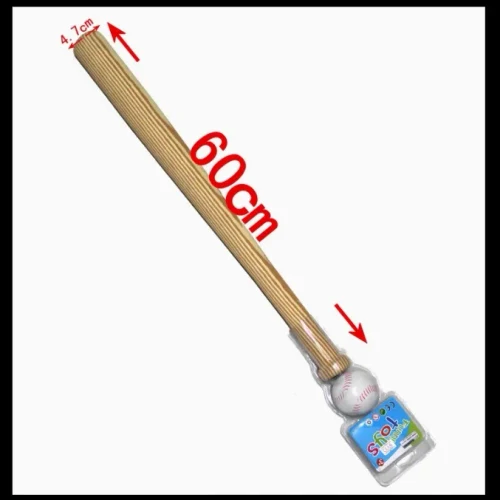 Bata baseball + minge l=60 cm 64808 (14420)