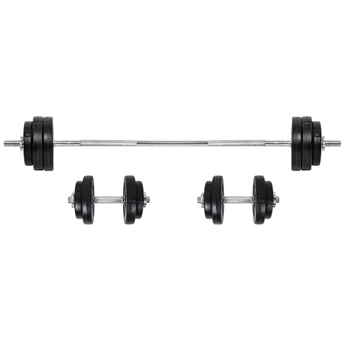 Set aparat Power Tower (max. 120 kg) + bara + discuri 12433-SET (12561)