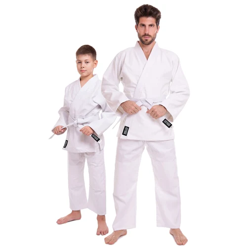 Kimono pt judo alb din coton m.120 cm, 450 g/m2 VL-8192 (12571)
