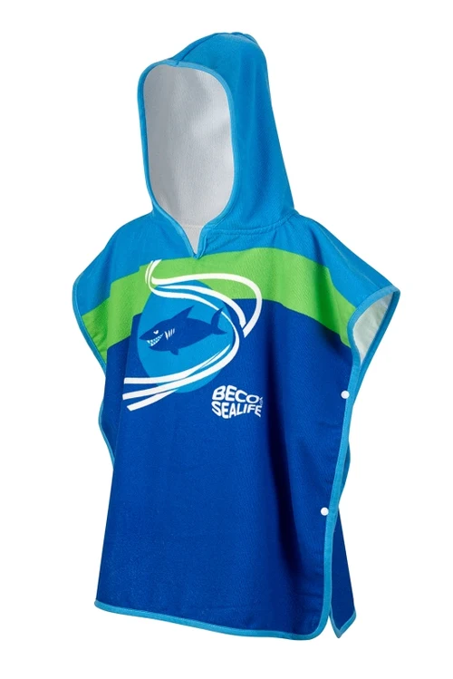 Полотенце с капюшоном детское S (1-3 года, 80-98 см) Beco SeaLife 68101 (12591)