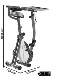 Bicicleta fitness (max. 100 kg) Garlando BRX-OFFICE COMPACT EverFIT TOORX (3676) 2
