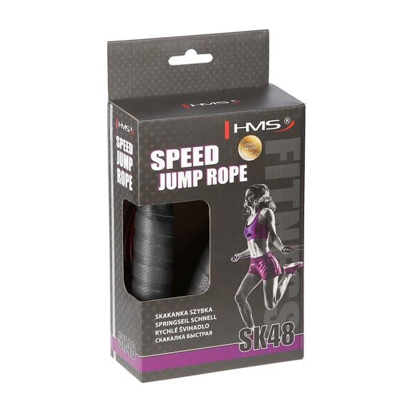 Скакалка фитнес 3.11 м HMS Speed Jump Rope SK48 17-36-198 (10737) 4