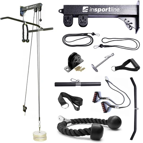 Sistem de scripeti pt cabluri de suspensie (max. 160 kg) inSPORTline Puley 500 22980 (6434)