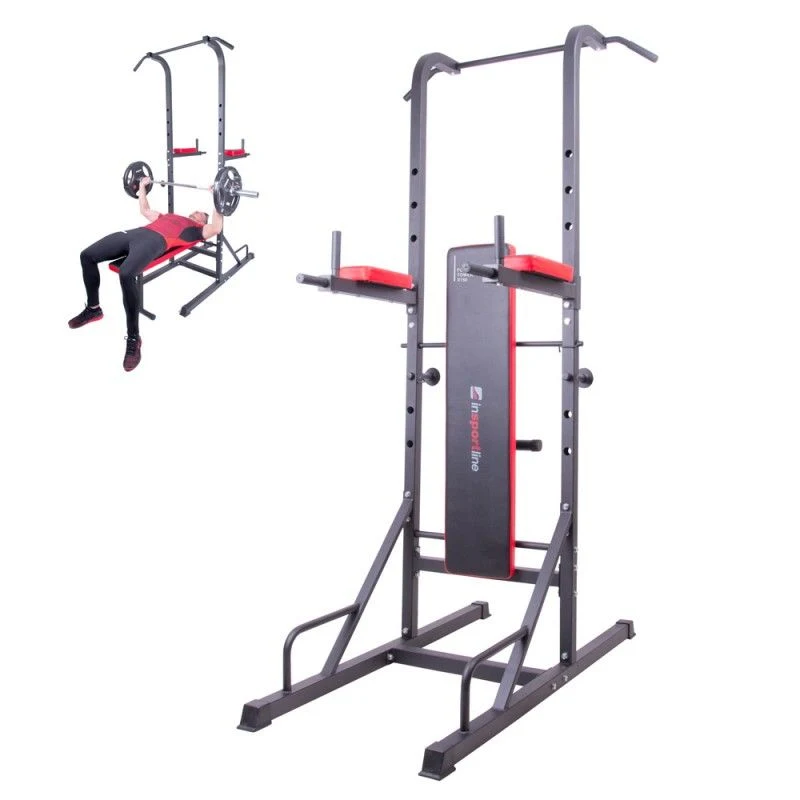 Турник-пресс-брусья с противовесом (макс. 120 кг) inSPORTline Power Tower X150 12433 (162) 6