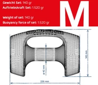 Gantere pentru aqua aerobica (2 buc.) M Beco Bebell 9628 (4924) 3
