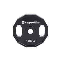 Диск из металла обрезиненный с ручками 10 кг, d=30 мм inSPORTline Ruberton 15891 (4177)