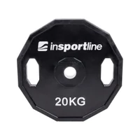 Диск из металла обрезиненный с ручками 20 кг, d=30 мм inSPORTline Ruberton 15893 (5210)