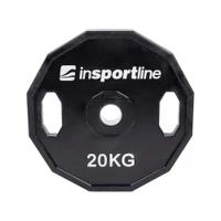 Диск из металла обрезиненный с ручками 20 кг, d=50 мм inSPORTline Ruberton 15900 (3580)
