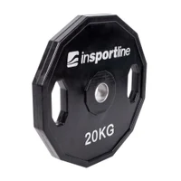 Диск из металла обрезиненный с ручками 20 кг, d=50 мм inSPORTline Ruberton 15900 (3580) 2